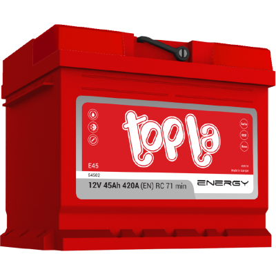  TOPLA ENERGY E45 AKUMULATOR 12V 45AH D